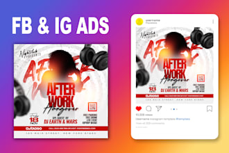 design stunning fb, ig post design and any social media design