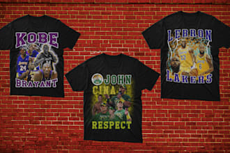 design a bootleg rap tshirt