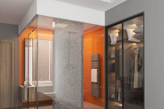 do bathroom design and render with 3d modeling using 3ds max