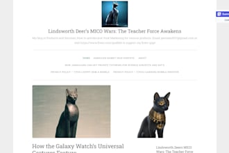 write science and technology blog articles