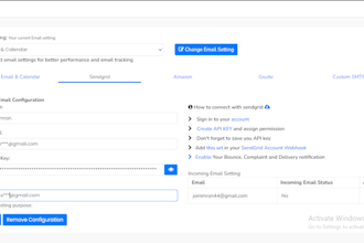 create marketing email application with multiple SMTP