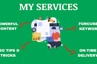 seo article writing, content writing, and blogs
