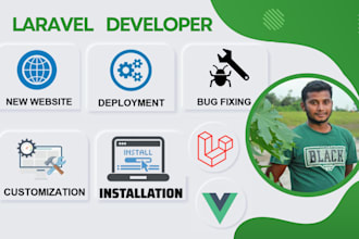 install, fix errors, and develop any codecanyon or custom laravel website