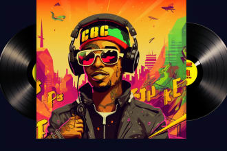 design a cartoon cover art, single, mixtape or album cover