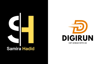 wollte ein erstellen sie ein professionelles firmenlogo und banares design