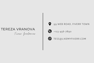 create you business cards that meets your wish