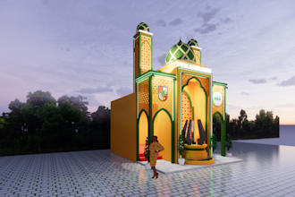 iconic custom booth exhibition
