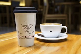 design coffee or tea packaging, label and logo design