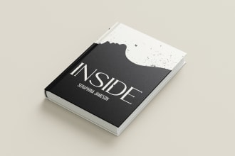 design a minimalist book, ebook or kindle cover