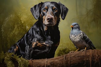do a your dogs or any pets into cartoon portrait