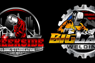 design a professional modern welding logo