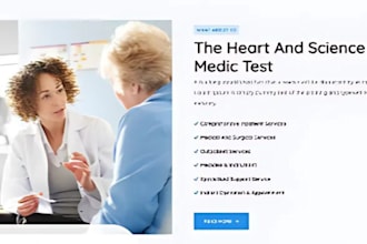 design medical website doctor website hospital healthcare medical website design