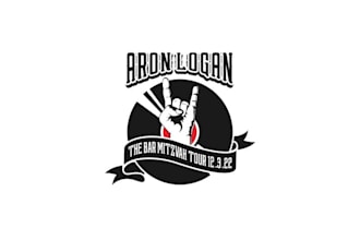 design strange suitable bar mitzvah tour logo