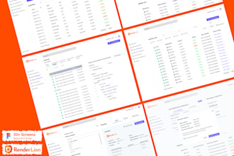 design saas, CRM and admin dashboard UI UX design in figma