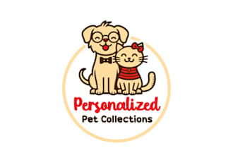 create dog and cat logo design my creative thinking