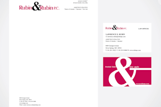 do professional law firm stationary design with new concept