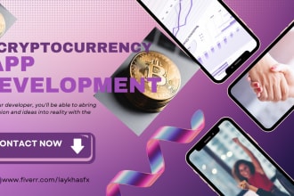 develop android and ios crypto wallet app, wallet app, cryptocurrency wallet app