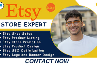 etsy store setup shopify redesign etsy seo shop promotion shopify pod website