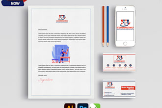 design business card, letterhead, and stationery items