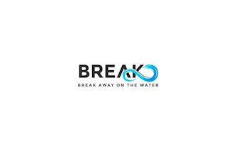 break fun water vibe logo design