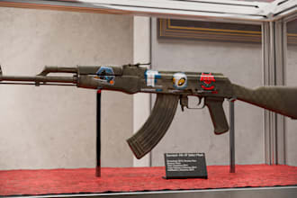 make artwork of your favorite cs2 skins with custom sticker placement