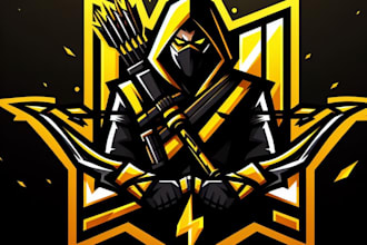 design an awesome arrow esport mascot for you