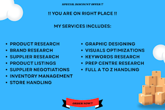 be your amazon fba wholesale virtual assistant in US,europe