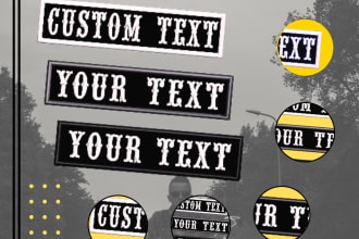 make custom embriodery patches
