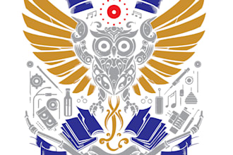 do attractive coat of arms family crest heraldic logo design