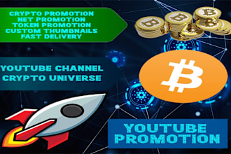 promote your crypto or nft project on my youtube channel