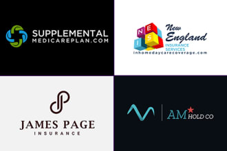 make a custom insurance agency logo design for you