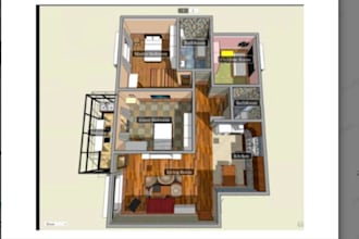 draw architectural plans in autocad 2d and 3d