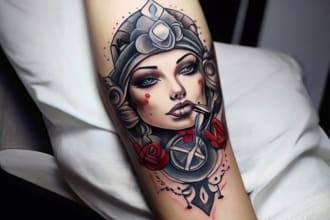custom an abstract tattoo design