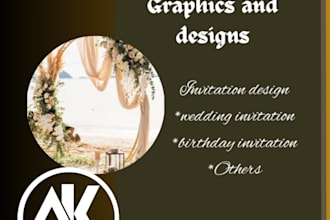 design invitation for weddings and different event
