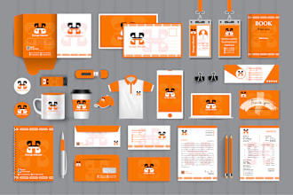 professional logo design, business card, letterhead and stationery complete item