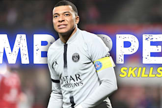make a football thumbnail for youtube channel