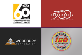 design anniversary company logo or event