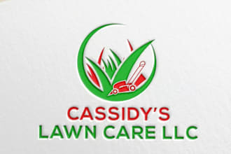 design a contemporary, eye catching, lawn care logo and brand identity