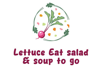 make distinctive, contemporary salad and soup logo designs