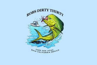 design a fishing logo for your business