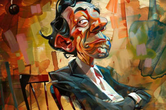 draw political cartoon or cartoon caricature