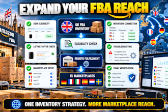 set up amazon remote fulfillment with fba for UK and eu