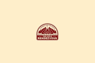 epic summer camp adults logo design