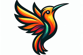 do hamming  , bird , animal , mascot logo design
