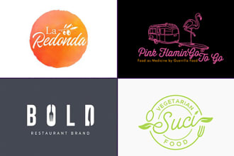 do restaurant fast food, cupcake, cafeteria, bakery logo