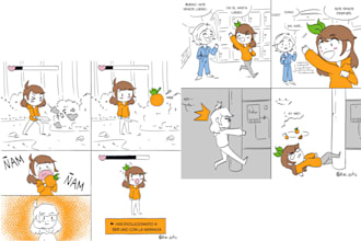 do a funny comic for social networks