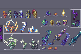 make sprites and textures for terraria and minecraft