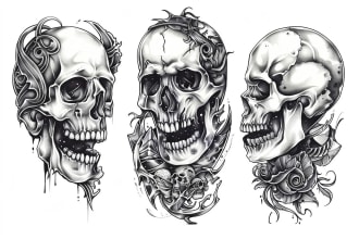 do a stunning tribal or minimalist tattoo design