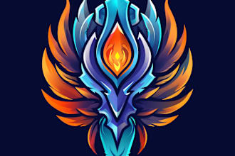 make fantasy enhanced media logo design for your brand