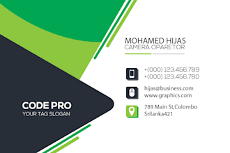 do business card with in 2 different design with print ready